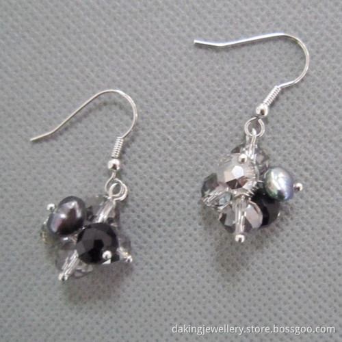 Earrings, Charmful Drop Earring with Freshwater Pearl (ER121001)